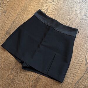 Zara Black Women's Skort with Side Slit